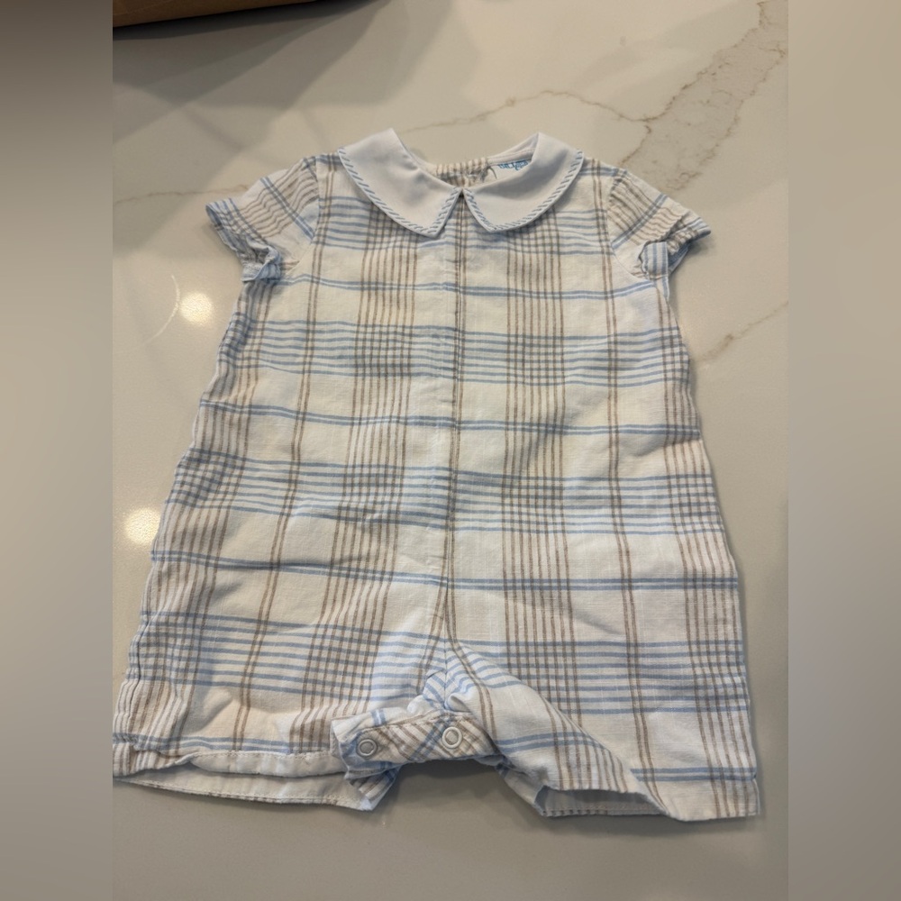 Luli and Me baby boy romper